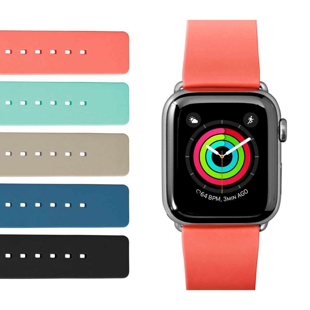 Pulseira Para Apple Watch 38/40MM Active Em TPU Coral