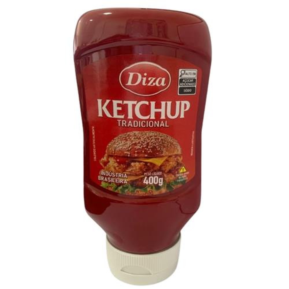 Ketchup tradicional top down 400g - Caixa com 12 unidades