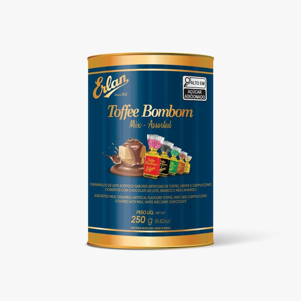 Bombom Toffee Mix Premium Caixa com 6 Unidades de 250G