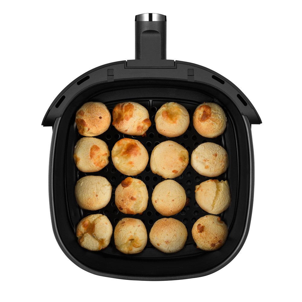 Fritadeira Airfryer Cube Fry 4L Com Grelha Elgin Preta 220V