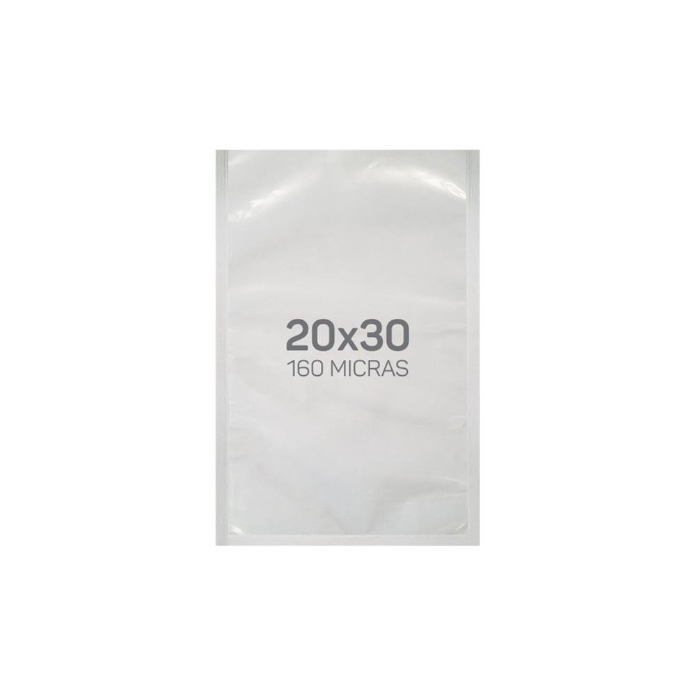 Saco a Vácuo Nylon Poli 20x30 cm - 160 Micras - 1000 Unidades