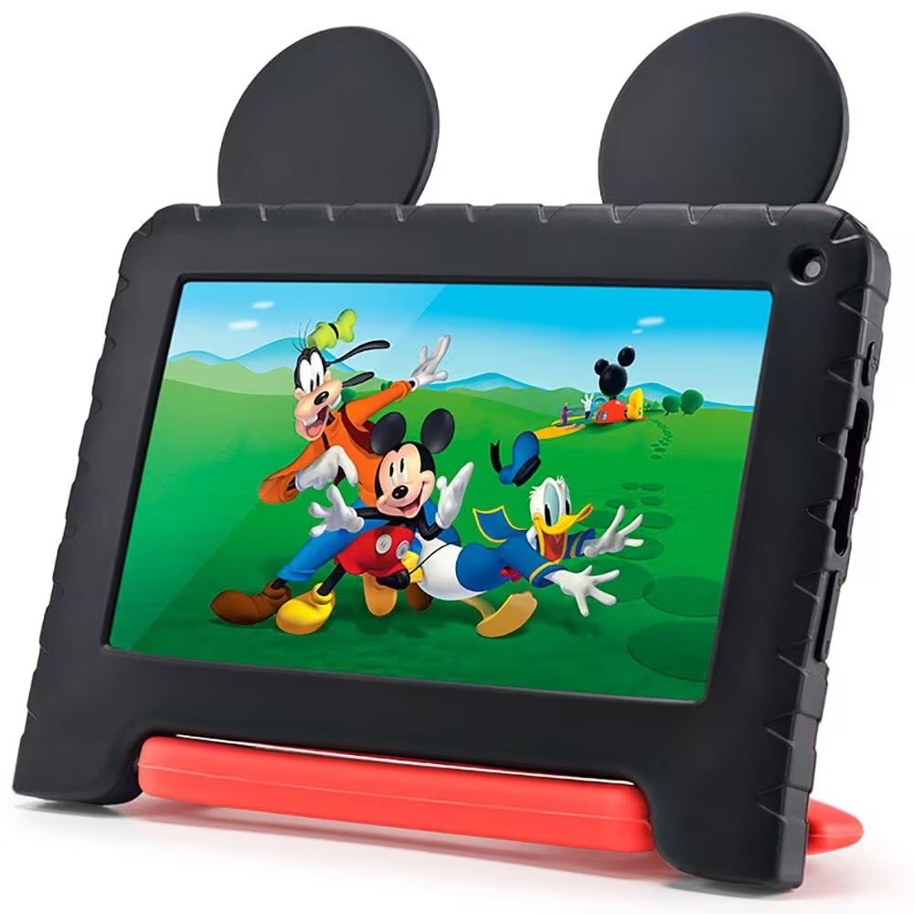 Tablet 7" Kids Mickey, 64gb, Wi-Fi, Quad Core, Nb413, Multilaser