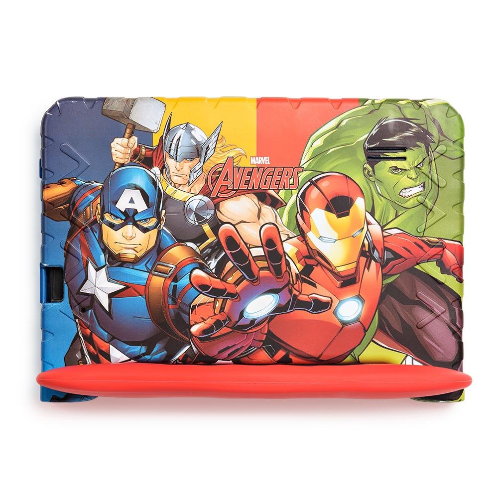 Tablet Avengers com Controle Parental 4GB RAM + 64GB + Tela 7 pol + Case + Wi-fi + Android 13 + Quad Core Multi - NB417