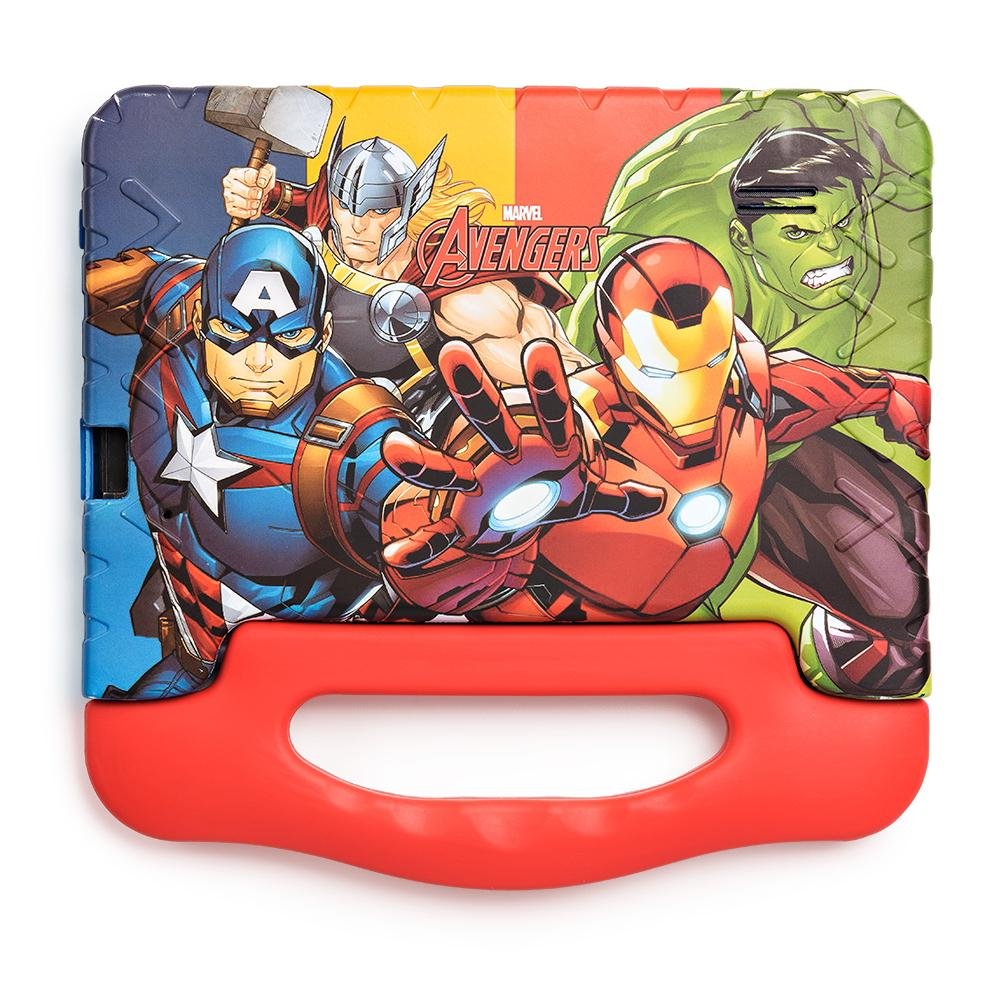 Tablet Avengers com Controle Parental 4GB RAM + 64GB + Tela 7 pol + Case + Wi-fi + Android 13 + Quad Core Multi - NB417