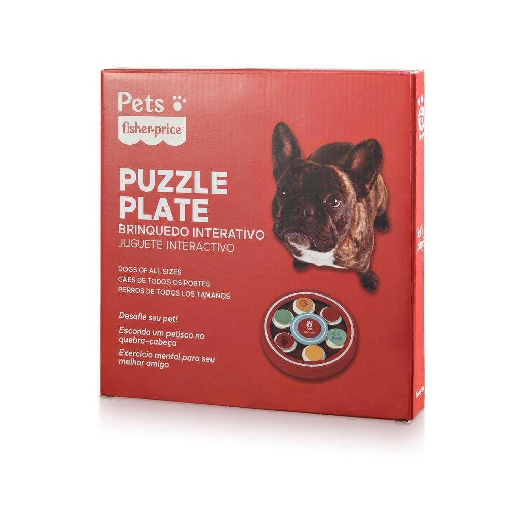 Puzzle Plate Brinquedo Interativo Pet - Fisher Price - PP251