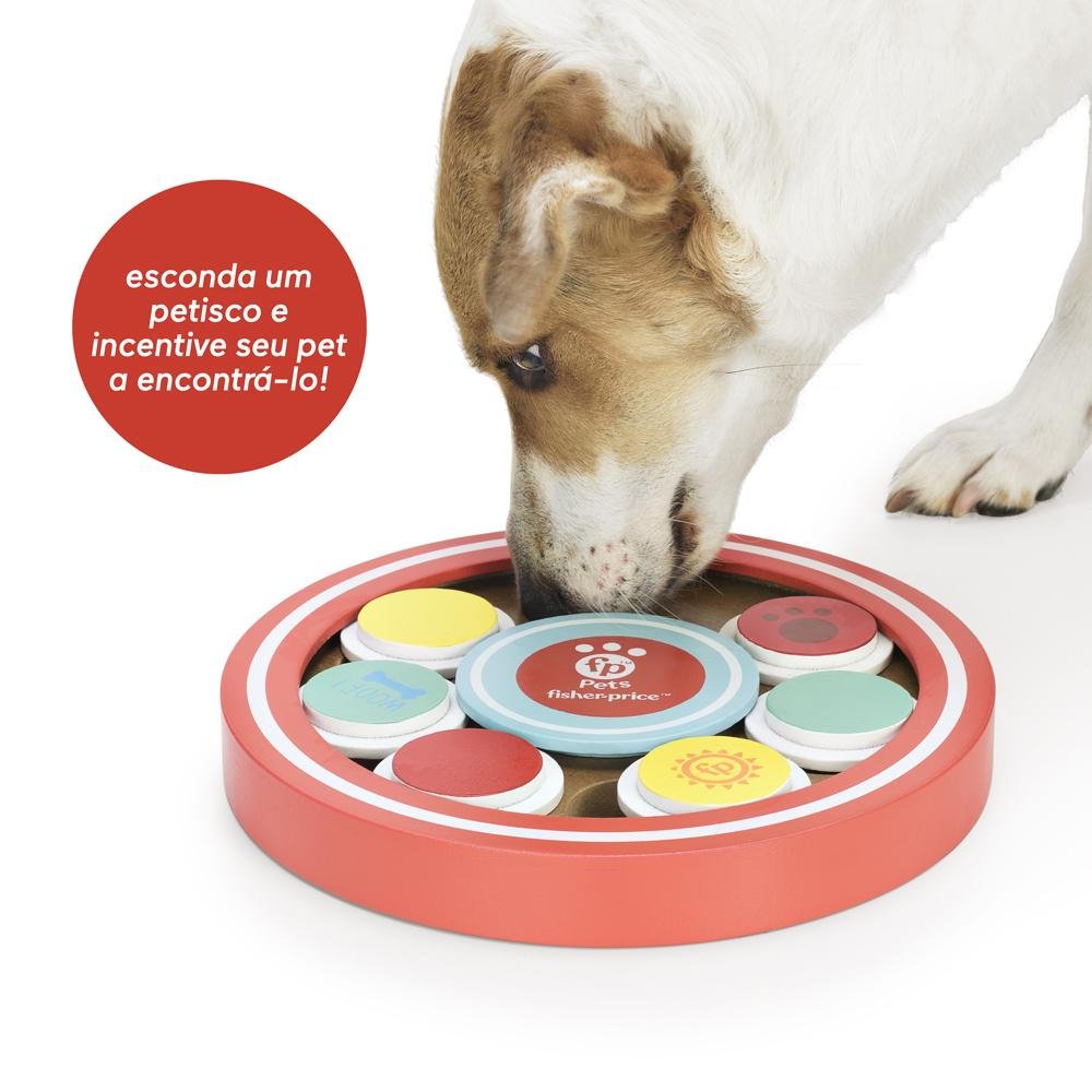 Puzzle Plate Brinquedo Interativo Pet - Fisher Price - PP251