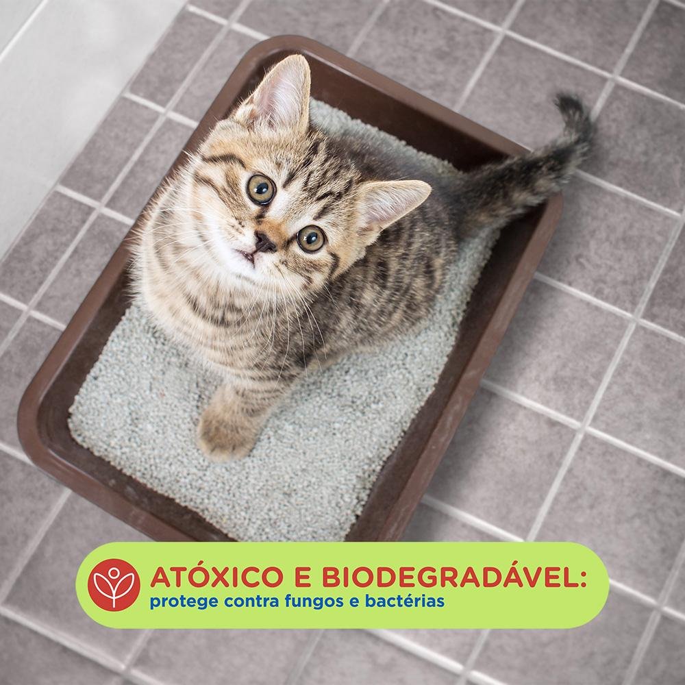 Areia Higiênica Biodegradavel para Gatos 2Kg Eco Blue - PP362