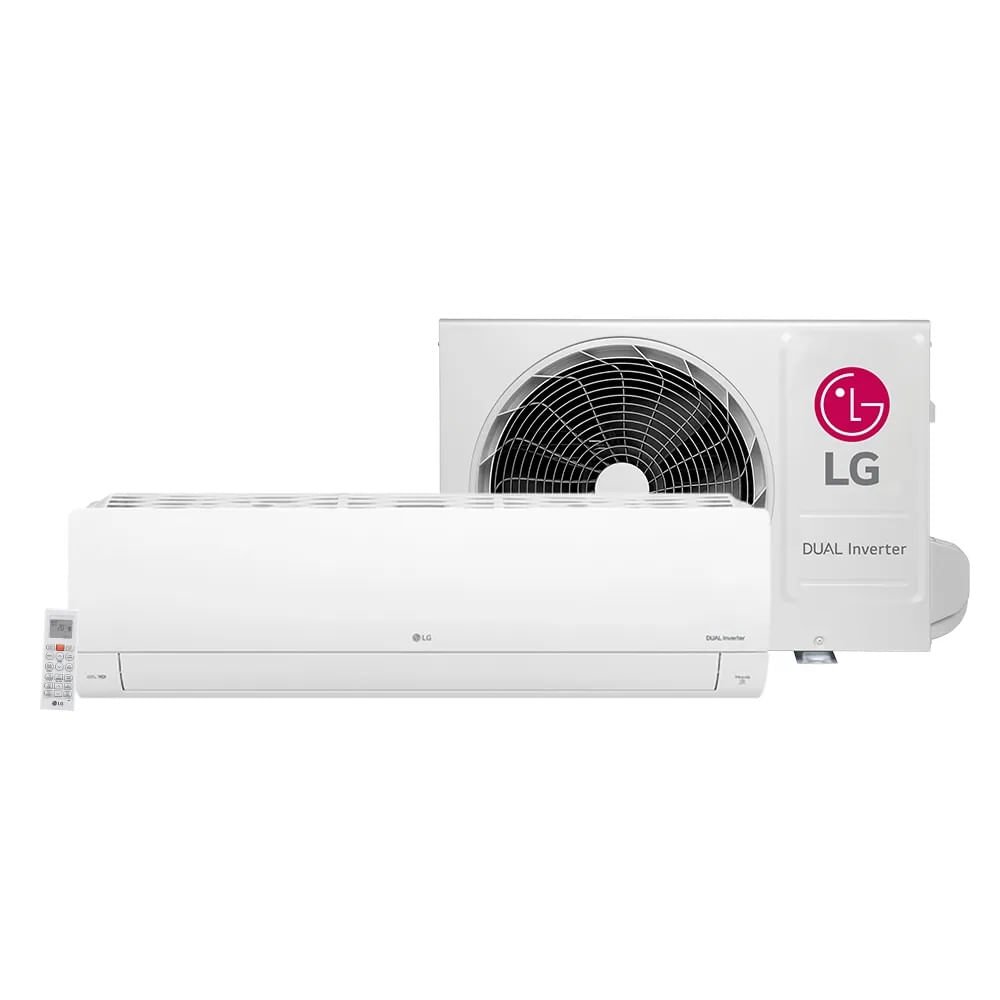 Ar Condicionado Split Hi Wall Inverter LG Dual Compact +IA R-32 12000 BTU/h Frio S3NQ12JAQAL.EB2GAM1 ¿ 220 Volts Ar Condicionado Split Hi Wa