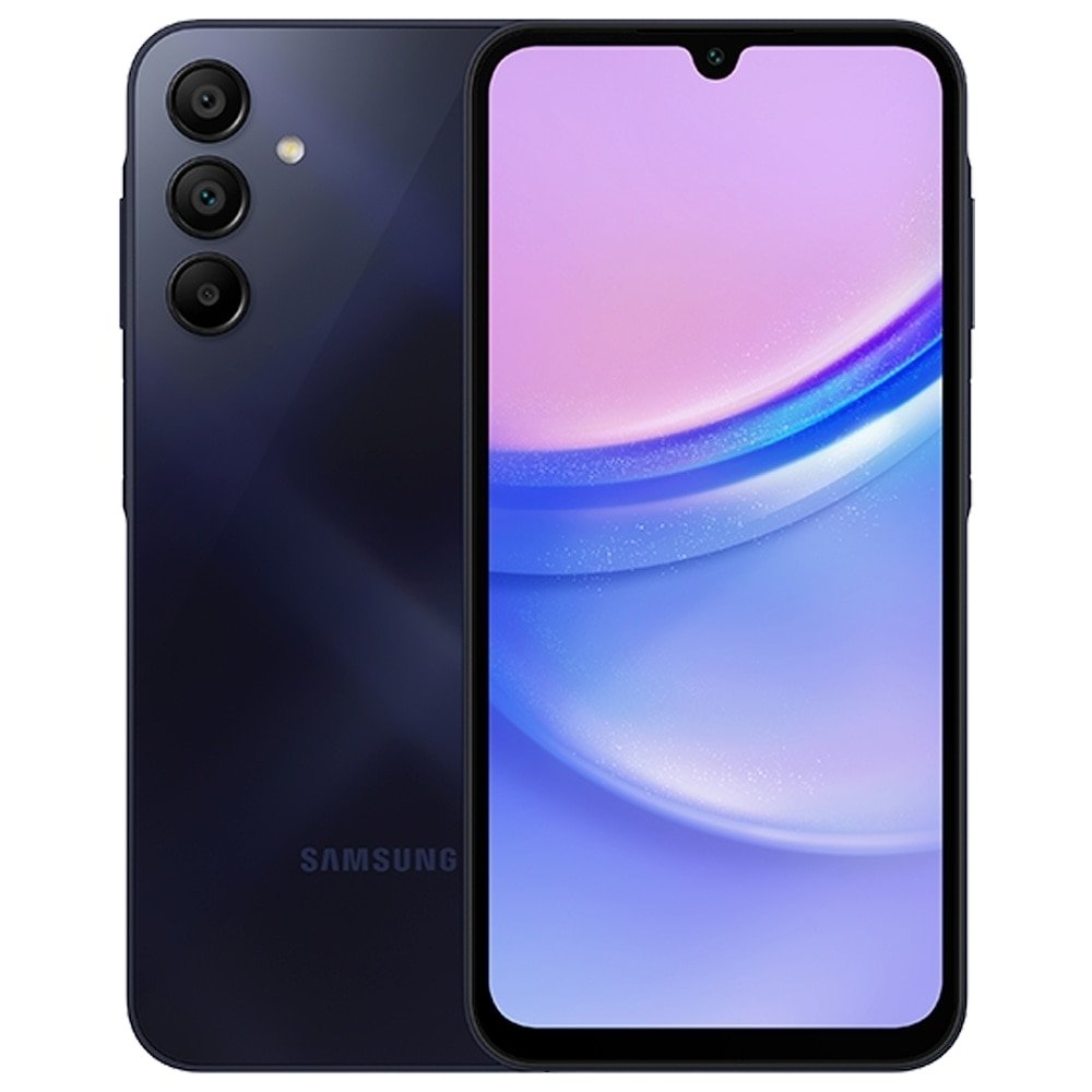 Smartphone Samsung Galaxy A15 A155M Azul Escuro - Tela 6.5", Wi-Fi+NFC, Câm. Traseira Tripla, Câm.Frontal 13MP, 8GB RAM, 256GB