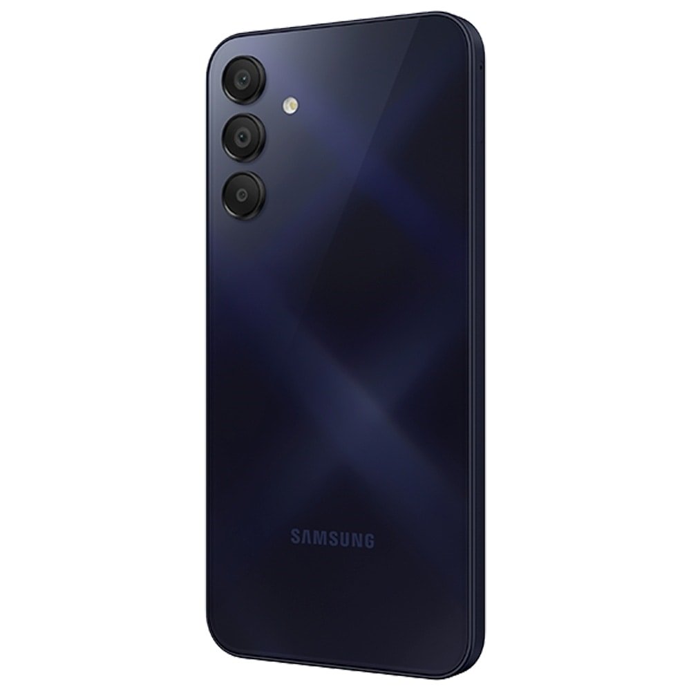 Smartphone Samsung Galaxy A15 A155M Azul Escuro - Tela 6.5", Wi-Fi+NFC, Câm. Traseira Tripla, Câm.Frontal 13MP, 8GB RAM, 256GB