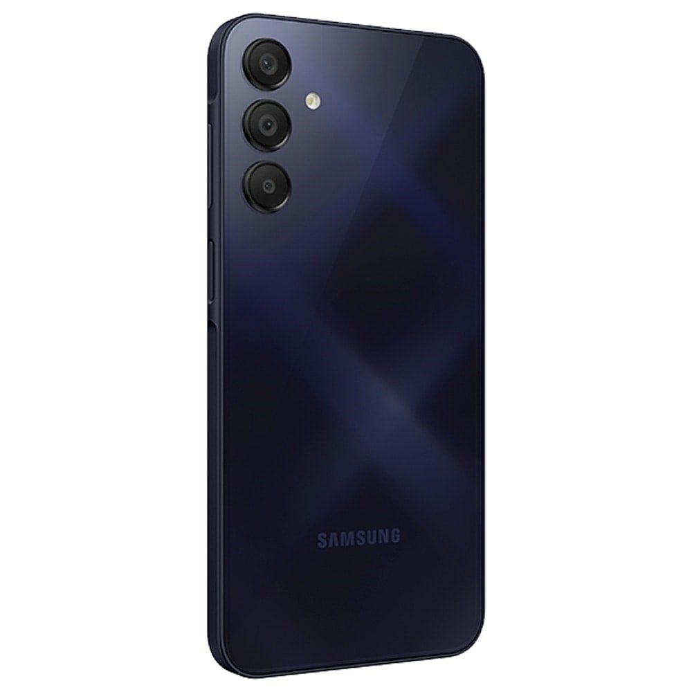 Smartphone Samsung Galaxy A15 A155M Azul Escuro - Tela 6.5", Wi-Fi+NFC, Câm. Traseira Tripla, Câm.Frontal 13MP, 8GB RAM, 256GB