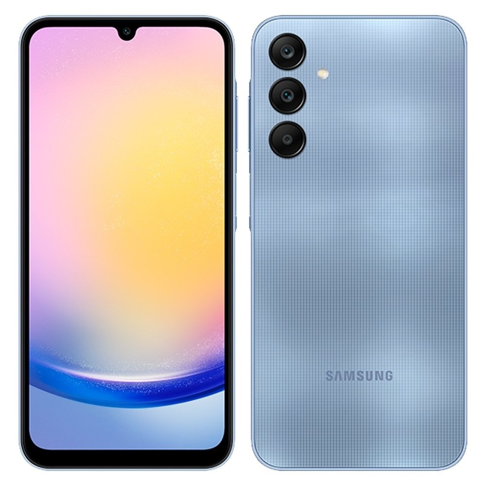 Smartphone Samsung Galaxy A25 5G A256E Azul - Tela 6.5", Wi-Fi+5G, Câm. Traseira Tripla, Câm. Frontal 13MP, 8GB RAM, 256GB