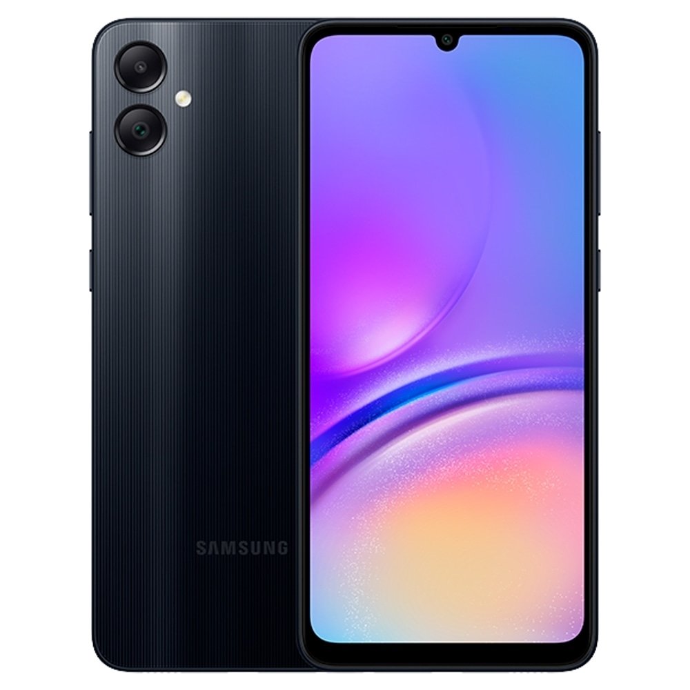 Smartphone Samsung Galaxy A05 A055M Preto - Tela 6.7", Wi-Fi+4G, Câm. Traseira Dupla, Câm. Frontal 8MP, 4GB RAM, 128GB
