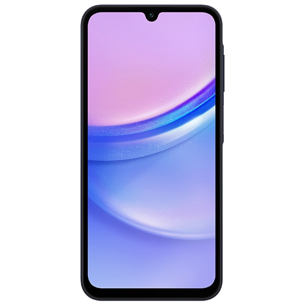 Smartphone Samsung Galaxy A15 A155M Azul Escuro - Tela 6.5",WiFi+NFC,Câm.Traseira Tripla,Câm.Frontal 13MP,4GB RAM,128GB