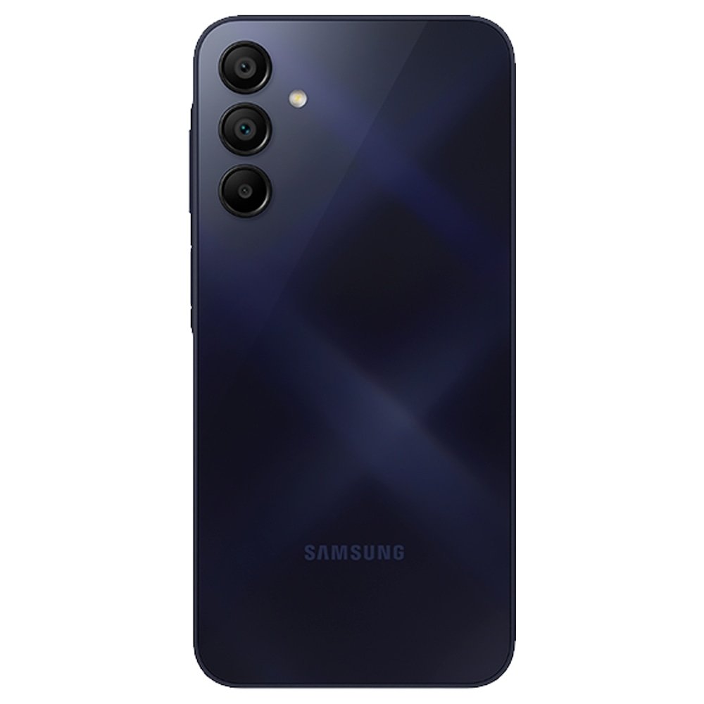 Smartphone Samsung Galaxy A15 A155M Azul Escuro - Tela 6.5",WiFi+NFC,Câm.Traseira Tripla,Câm.Frontal 13MP,4GB RAM,128GB