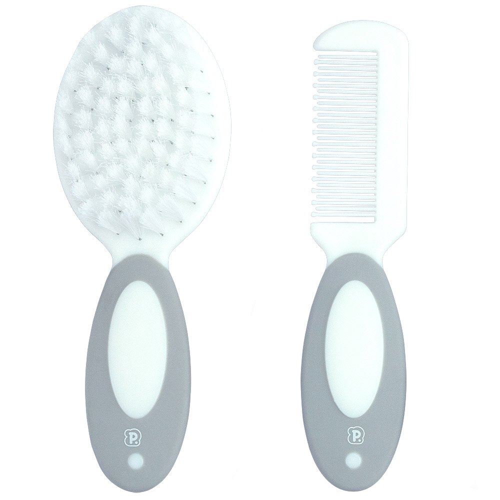 Kit Escova E Pente Para Bebê Sortido Pimpolho Com 12 Unidades.