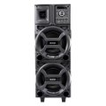 Caixa de Som Amplificada ACA 1101 Black Duplo 8 - AUX/USB/CARD, Bluetooth, 1100W RMS, Preto