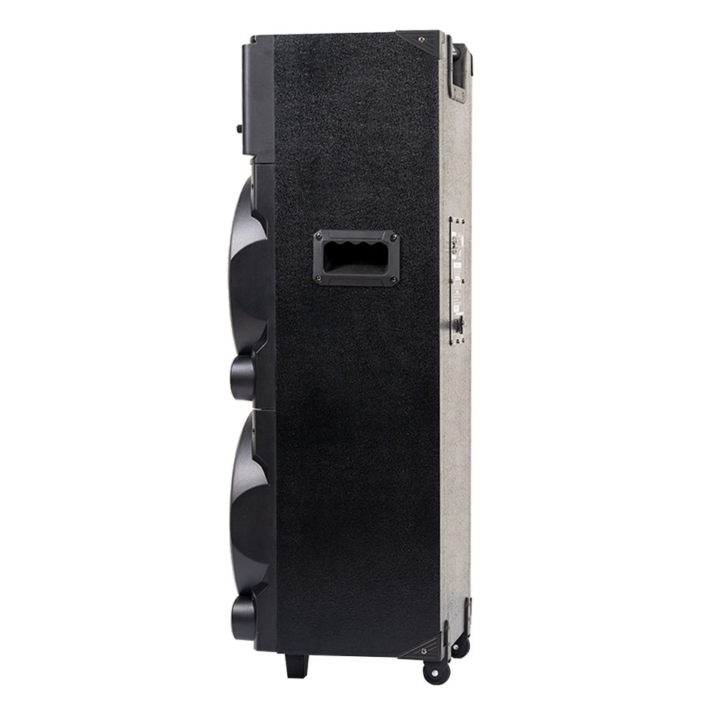 Caixa de Som Amplificada ACA 1402 Titan Black - AUX/USB/CARD, Iluminação LED, 1400W RMS, Preto