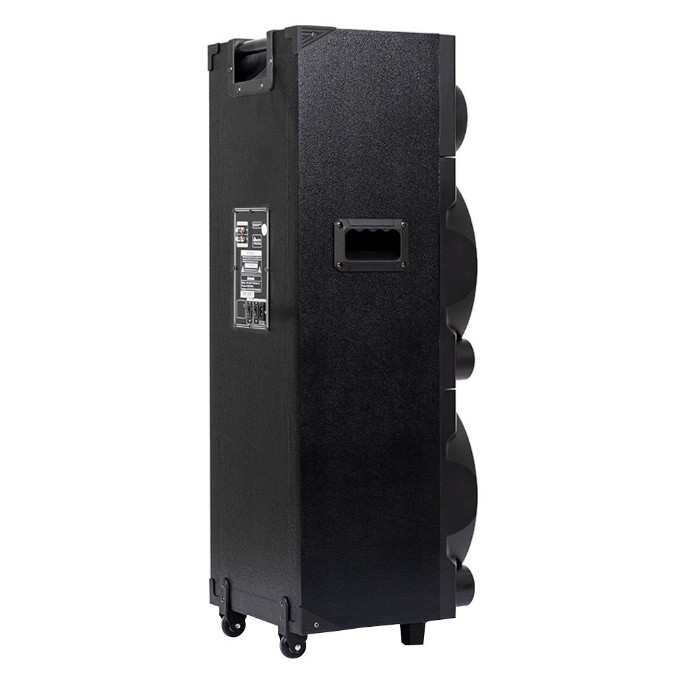 Caixa de Som Amplificada ACA 1402 Titan Black - AUX/USB/CARD, Iluminação LED, 1400W RMS, Preto