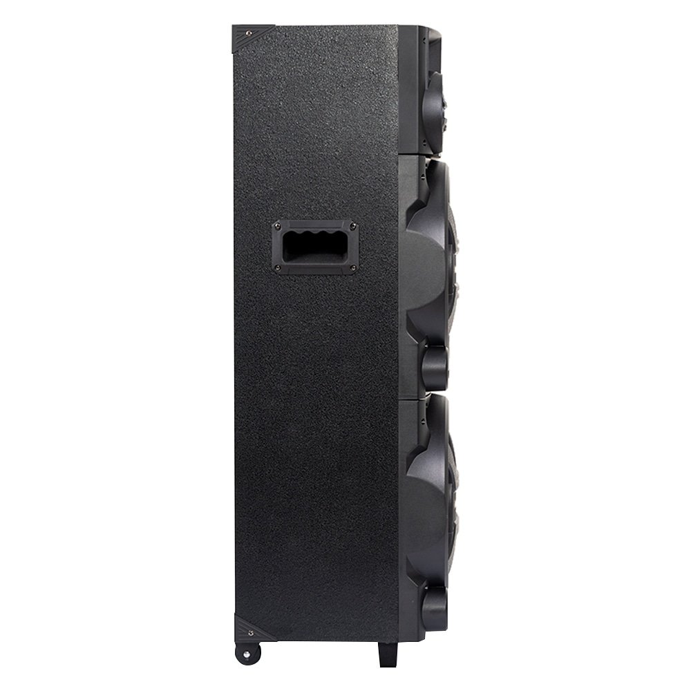 Caixa de Som Amplificada ACA 1402 Titan Black - AUX/USB/CARD, Iluminação LED, 1400W RMS, Preto