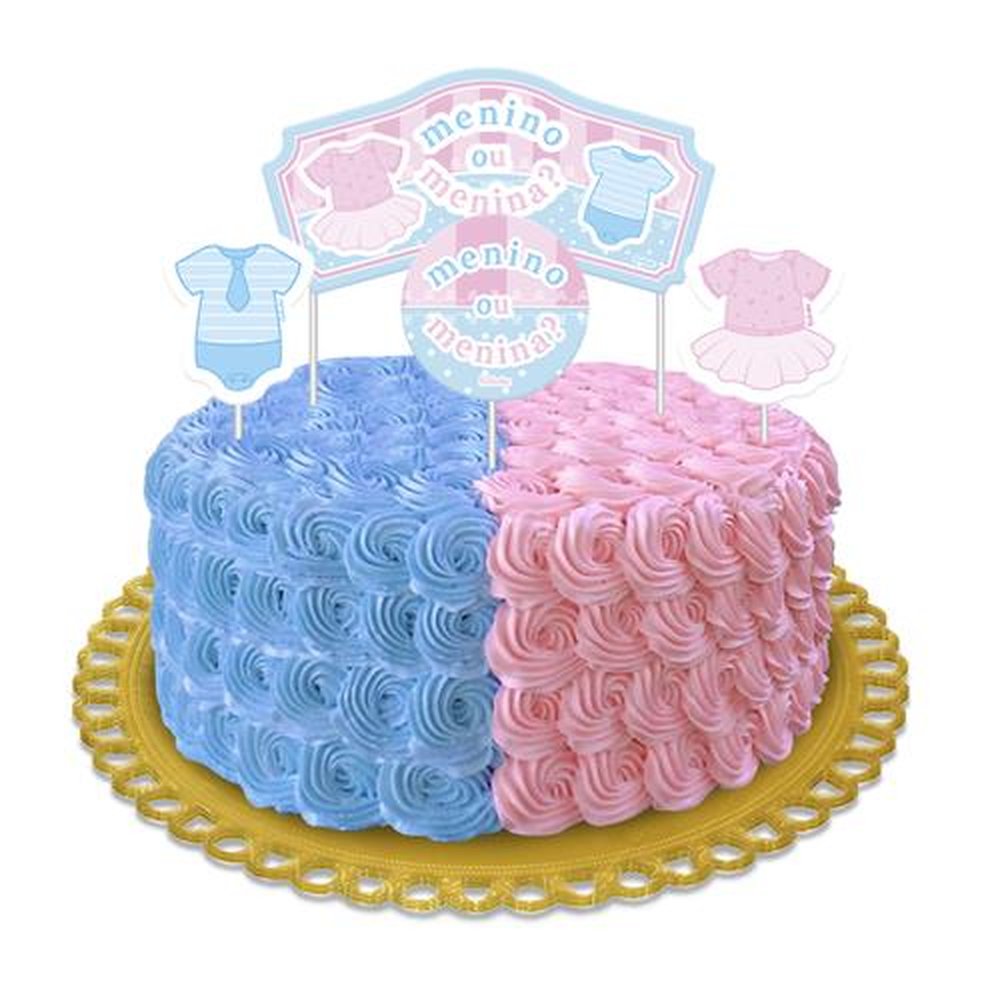 Topper Para Bolo Cha Revelacao
