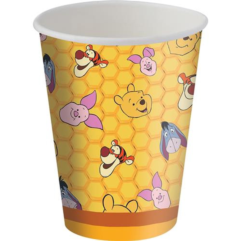 Copo Papel 200Ml Pooh E Sua Turma