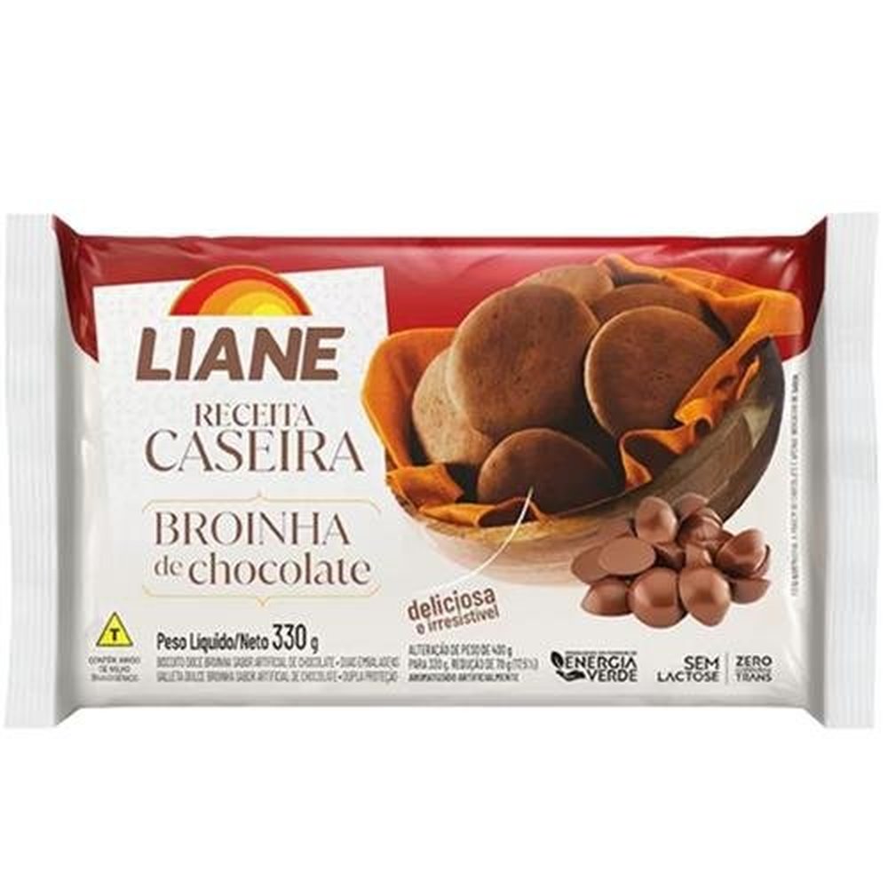 Biscoito Liane Broinha Chocolate 30X330Gramas