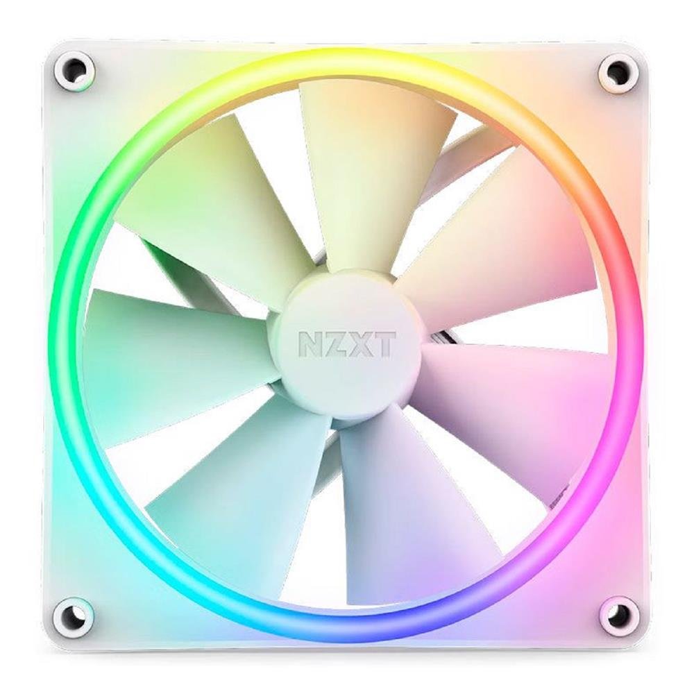 Cooler para Gabinete NZXT F140 RGB DUO, 140mm, Branco