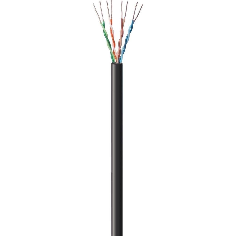 Cabo de Rede CAT5e 305m Fortrek FK500C CMX Preto - Caixa com 305 metros