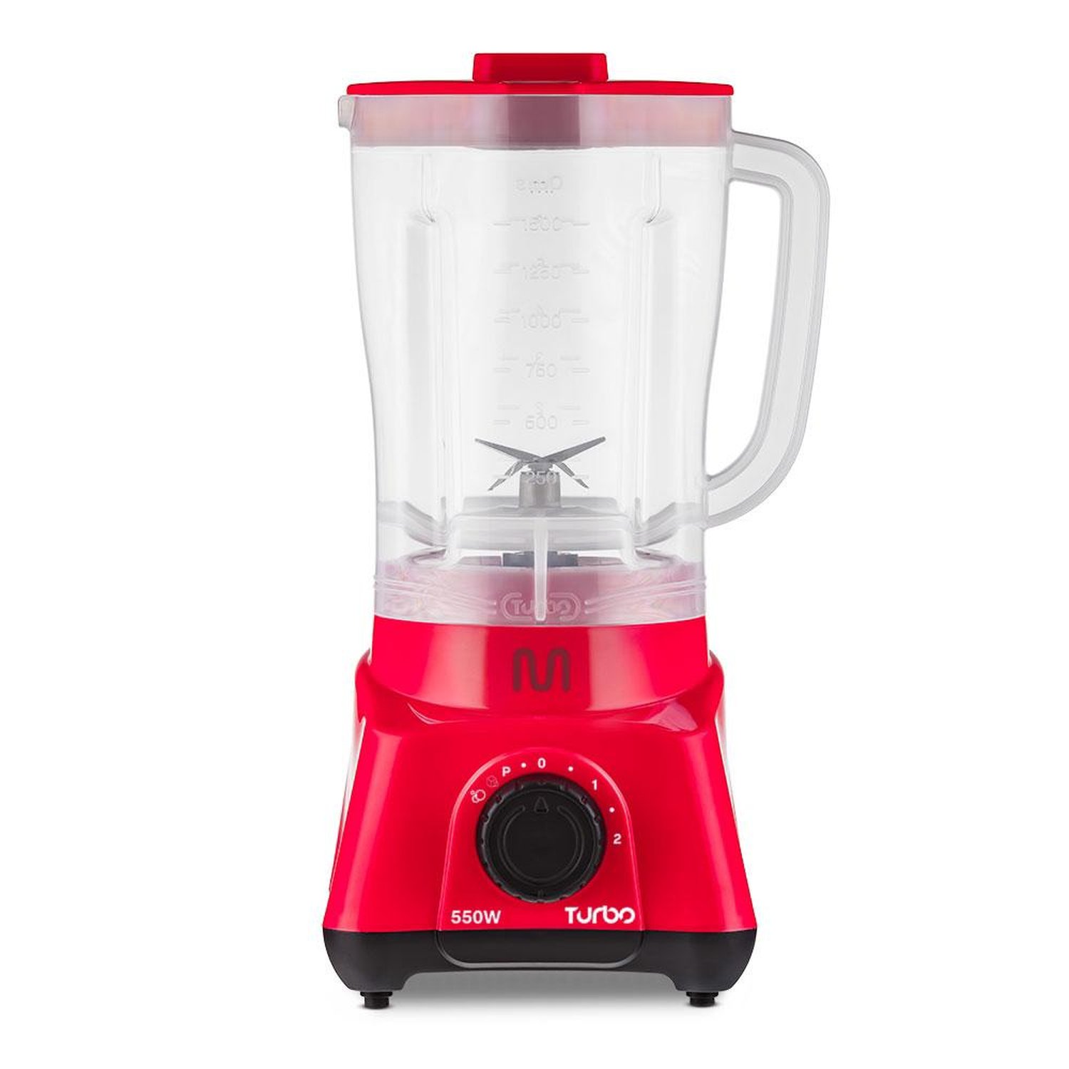Liquidificador Turbo 2,1Litros 2 Velocidades 550W 220V Vermelho Multi Home - LQ554