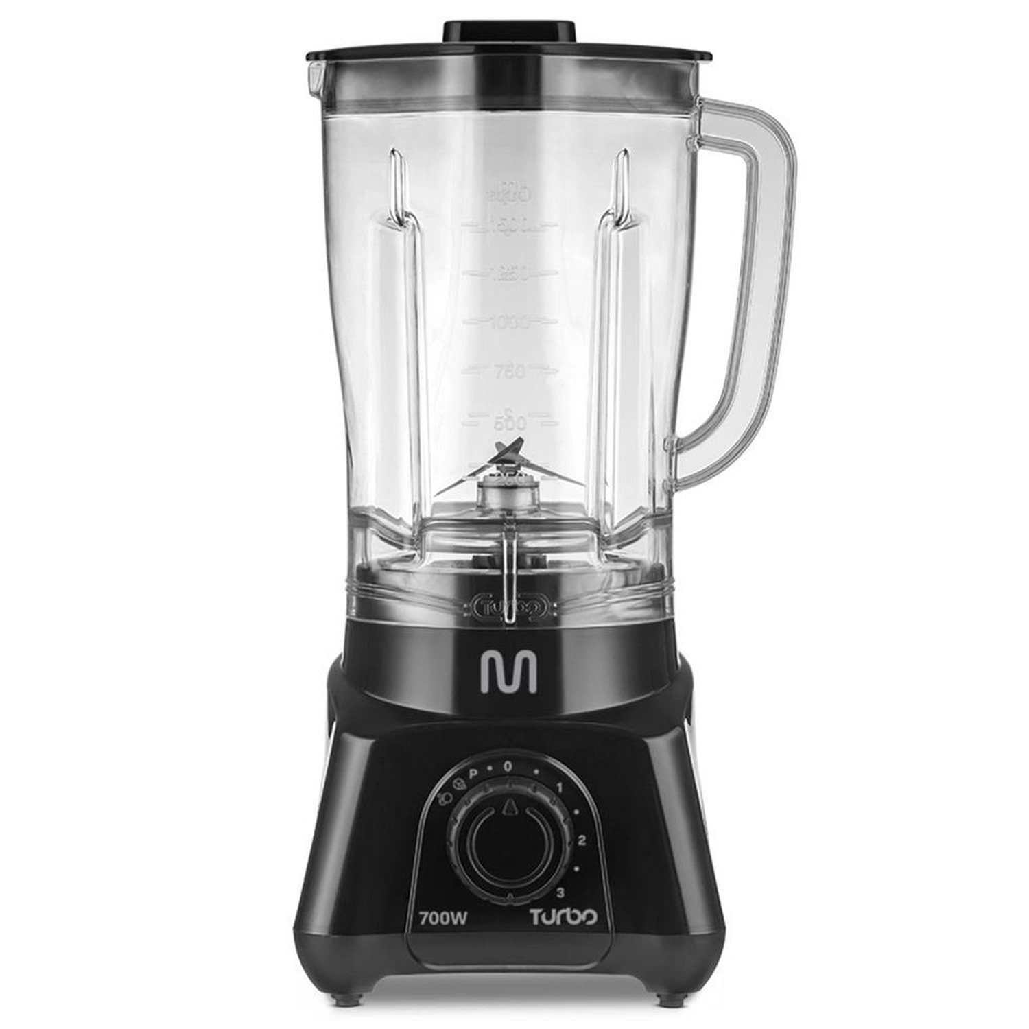 Liquidificador Turbo 2,3L 3 Velocidades 700W 127V Preto Multi - LQ701