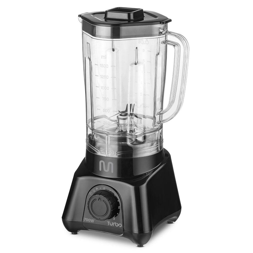 Liquidificador Turbo 2,3Litros 3 Velocidades 700W 127V Preto Multi - LQ701