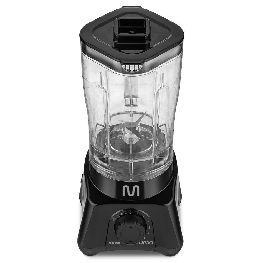 Liquidificador Turbo 2,3Litros 3 Velocidades 700W 127V Preto Multi - LQ701