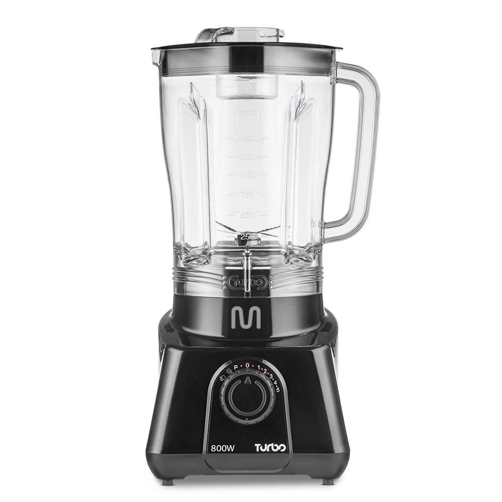 Liquidificador Turbo 2,6Litros 5 Velocidades 800W 127V Multi Preto- LQ801