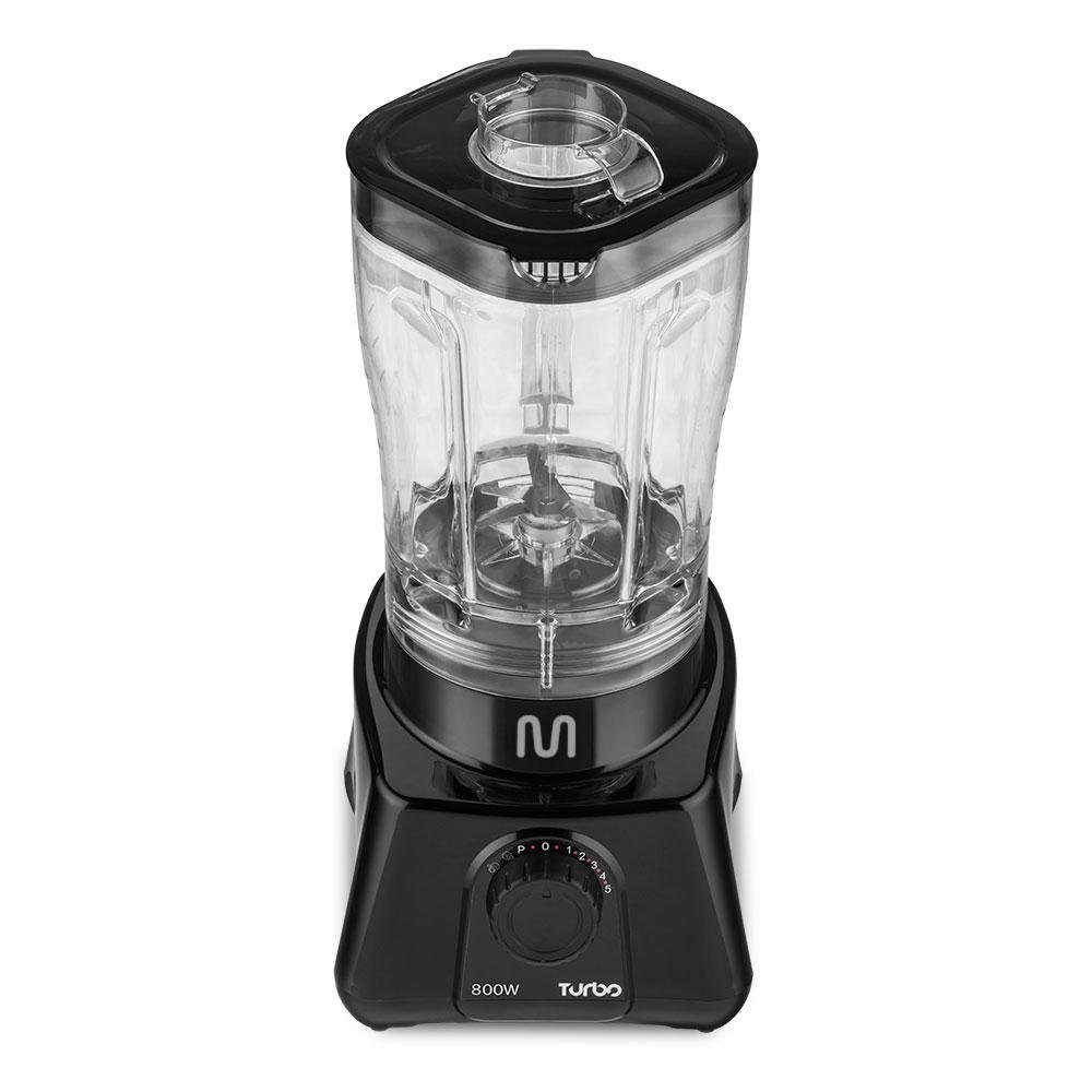 Liquidificador Turbo 2,6Litros 5 Velocidades 800W 127V Multi Preto- LQ801
