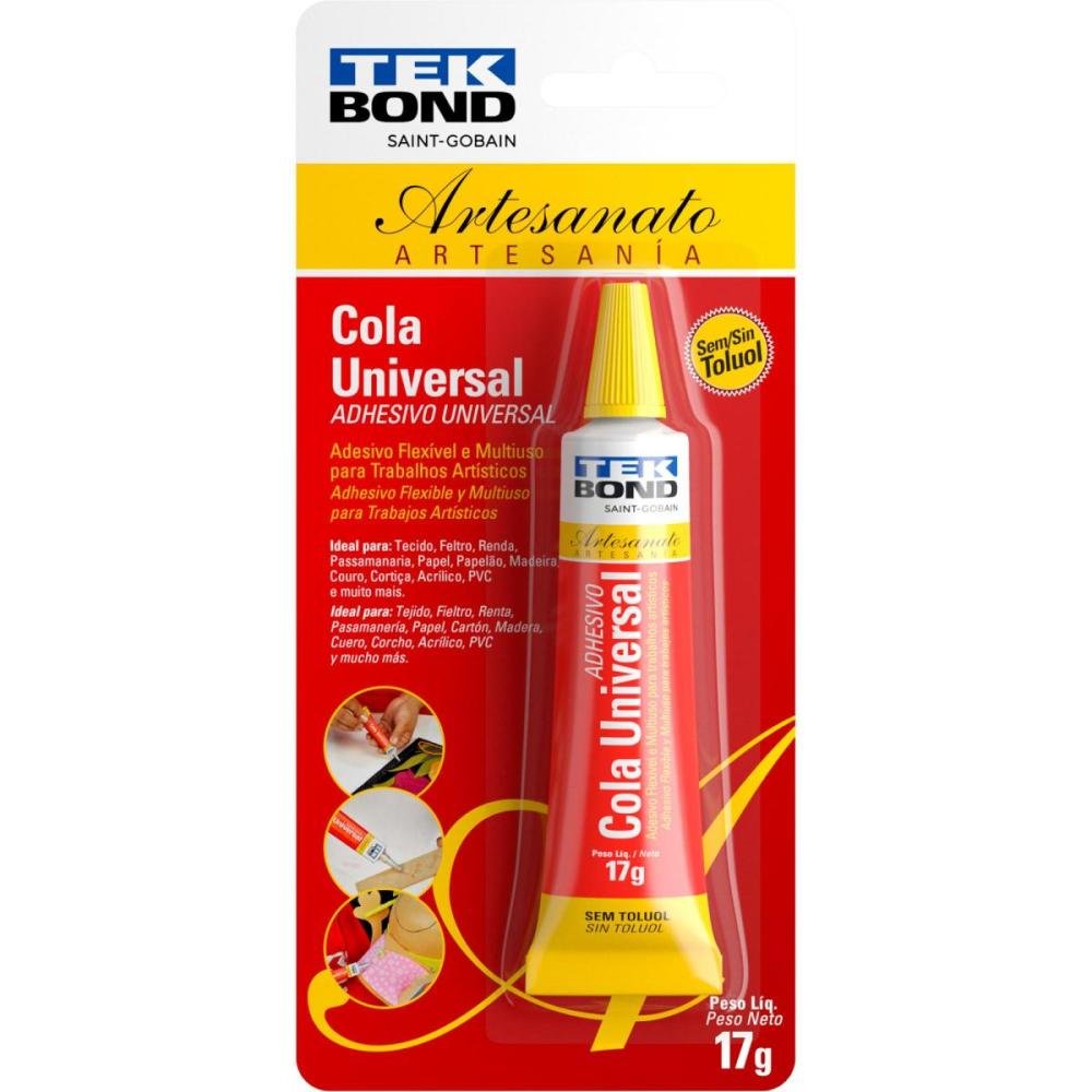 Cola Universal 17g TEKBOND - Caixa com 12 unidades