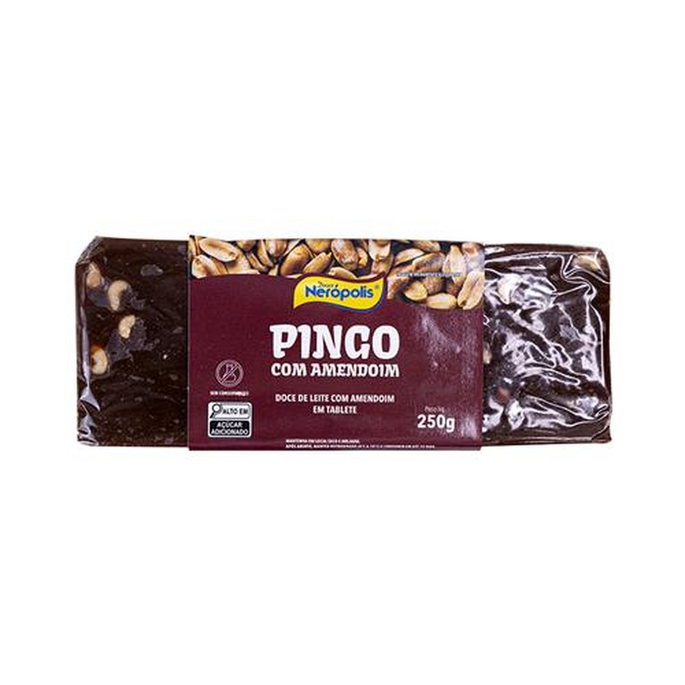 Doce de Pingo C/ Amendoim em Barra 250g