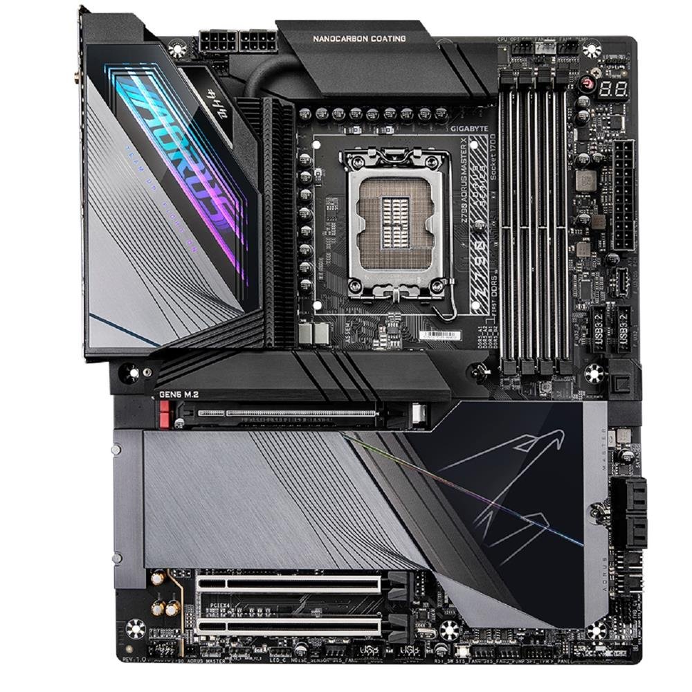 Placa Mãe Gigabyte Z790 Aorus Master X, Wi-Fi, Chipset Z790, Intel Lga 1700, E-Atx, Ddr5