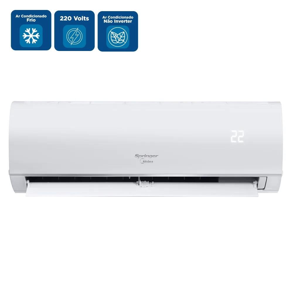 Ar Condicionado Split Hi Wall Springer Midea AirVolution 12000 BTU/h Frio 42AFFCI12S5 - 220 Volts