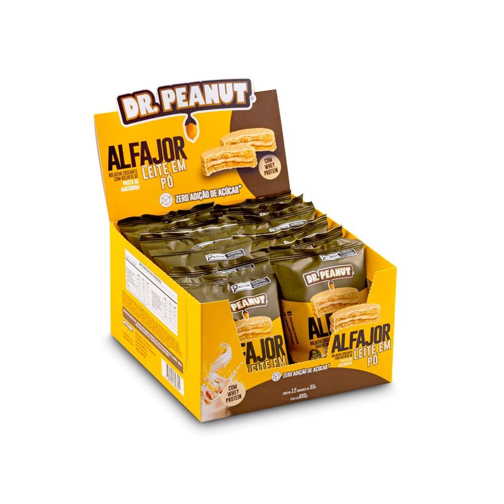 Alfajor Dr. Peanut Leite Em Pó 12x55g