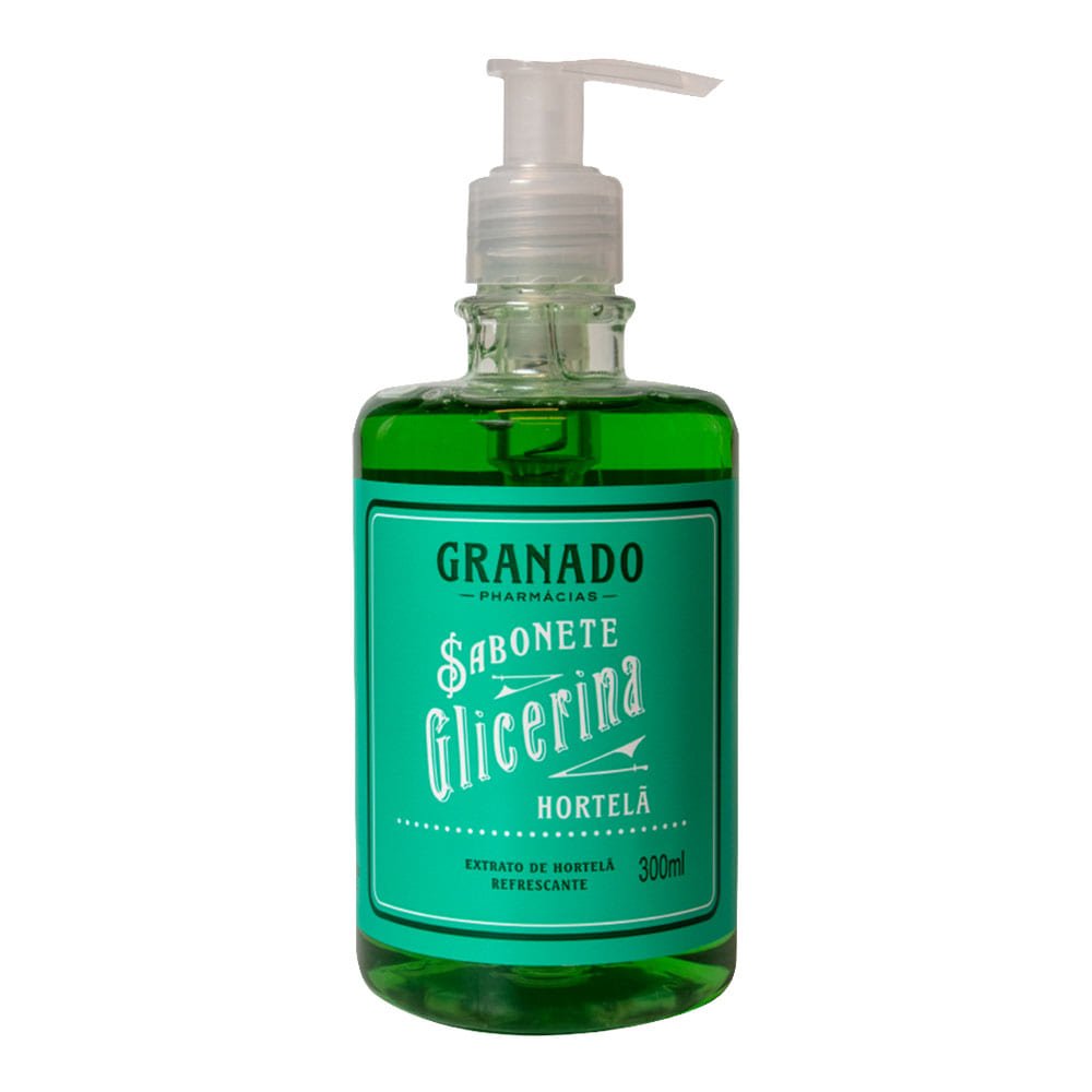 Sabonete Líquido Granado Glicerina 300Ml Hortela