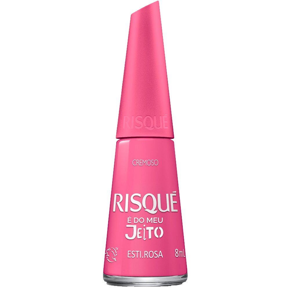 Esmalte Risque Cremoso É do Meu Jeito Esti.Rosa Nu