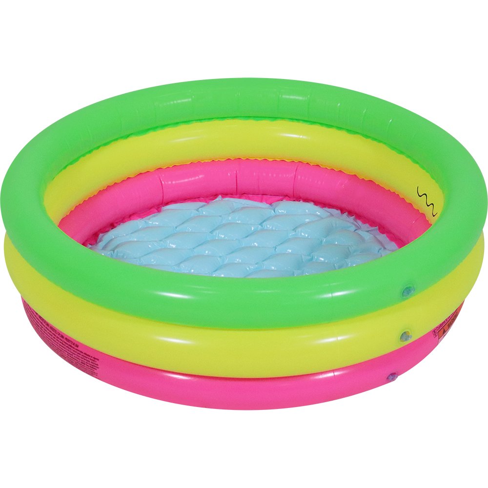 Piscina Inflavel 3 Aneis Coloridos 41l - Bel