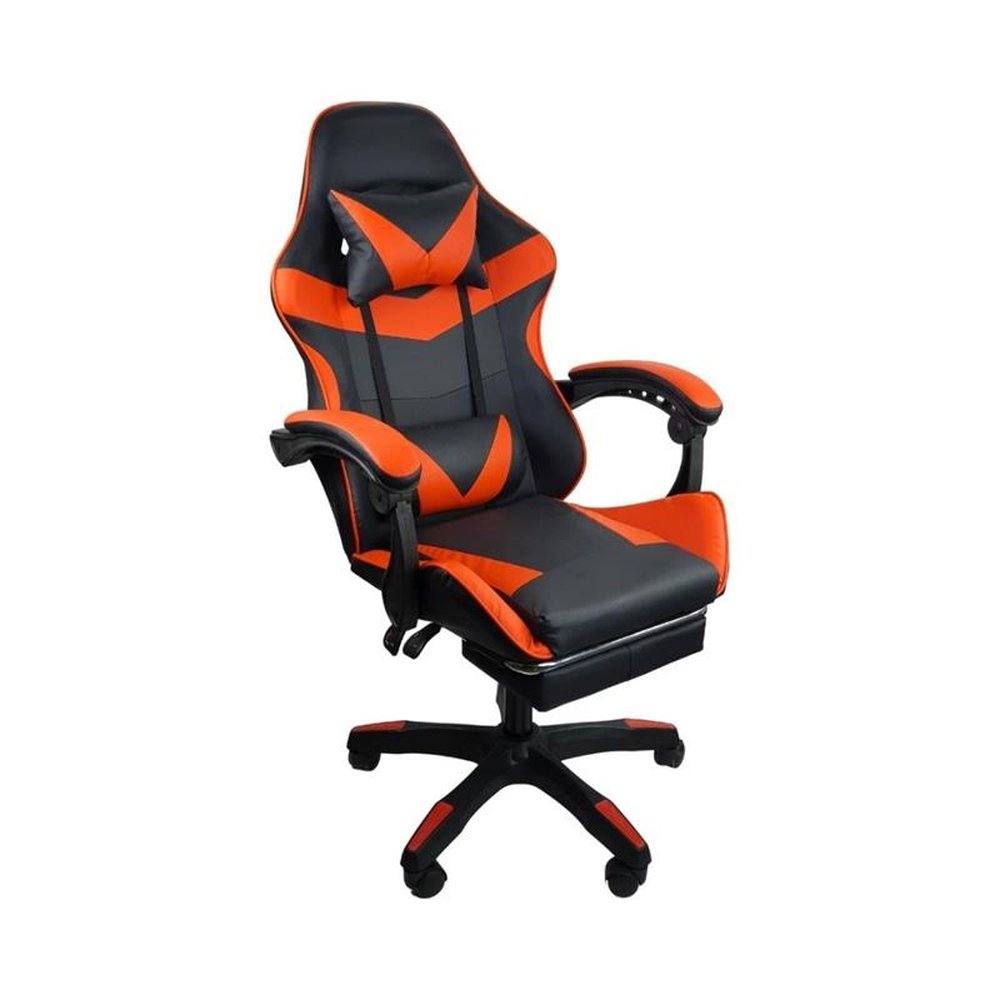 Kit 2 Cadeiras Gamer Stillus Ergonômica com Apoio Para os Pés - Vermelho