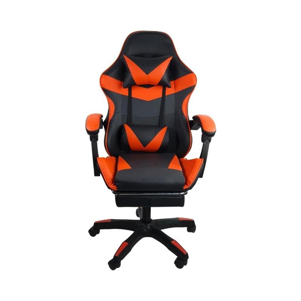 Kit 2 Cadeiras Gamer Stillus Ergonômica com Apoio Para os Pés - Vermelho