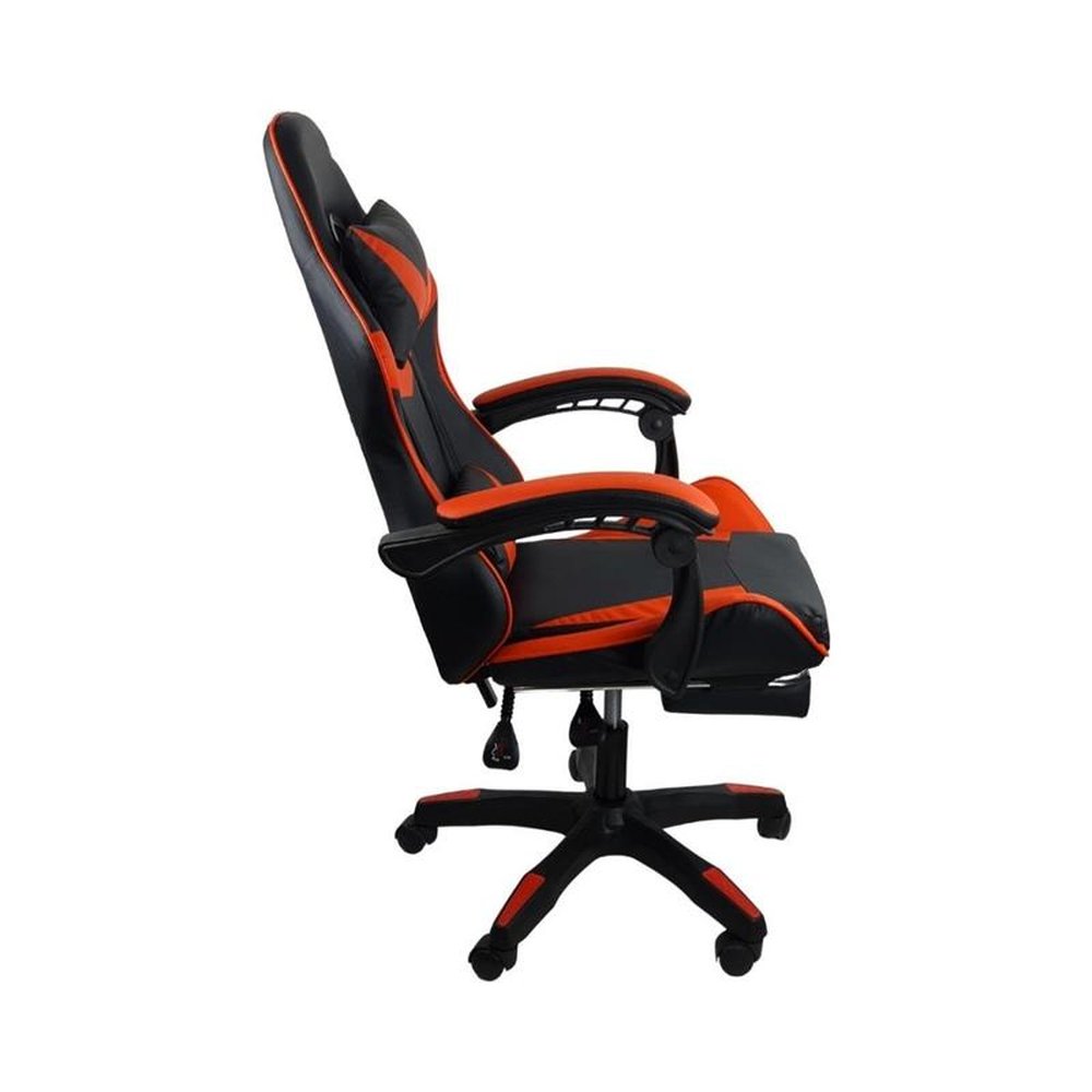 Kit 2 Cadeiras Gamer Stillus Ergonômica com Apoio Para os Pés - Vermelho