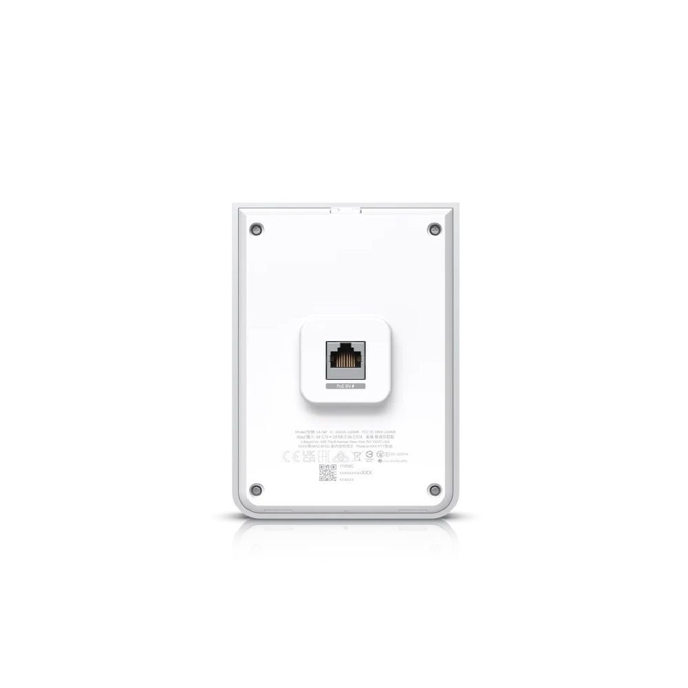Access Point Ubiquiti Unifi U6-Iw In Wal Parede Wi-Fi 6 Ac4800 Mbps Dual Band S/Fonte