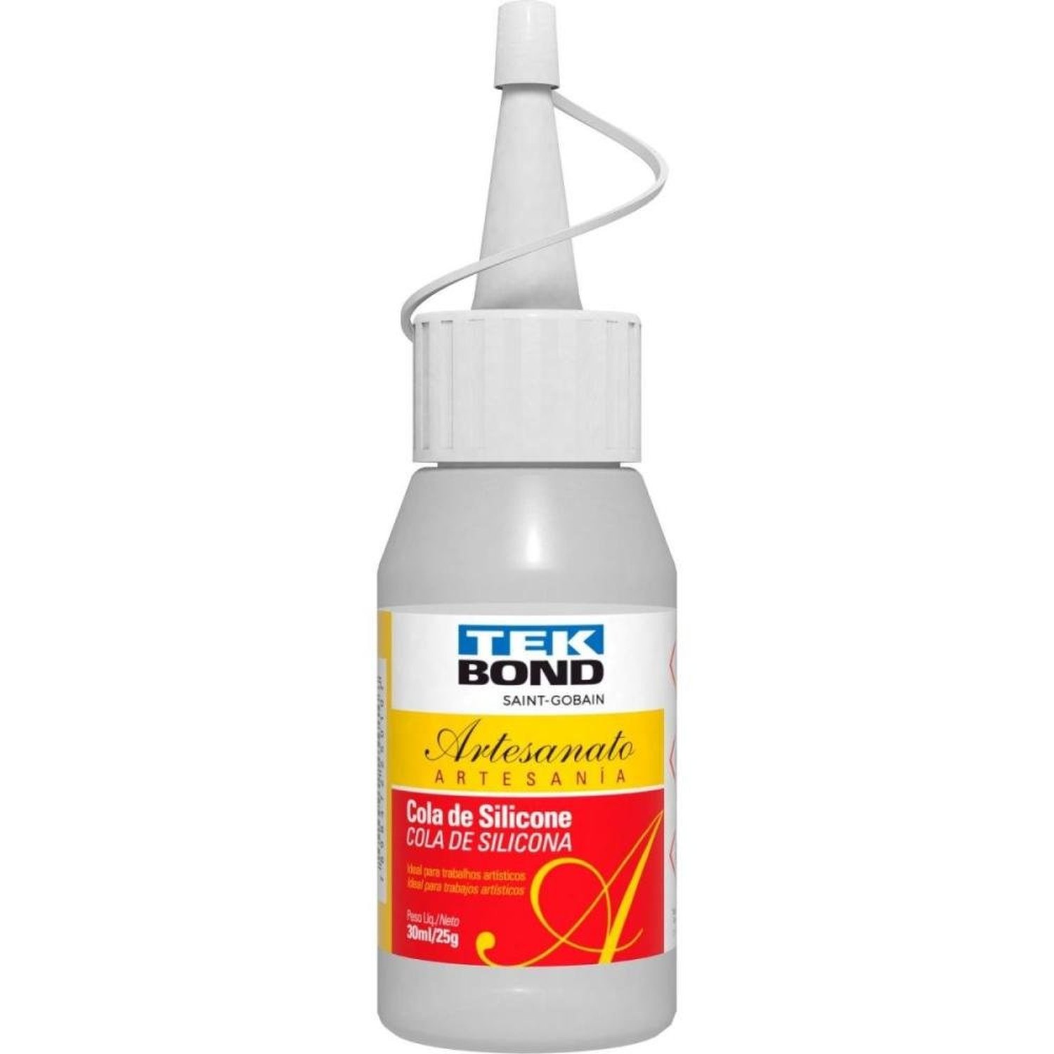 Cola de Silicone para Artesanato 25g TEKBOND - Caixa com 12