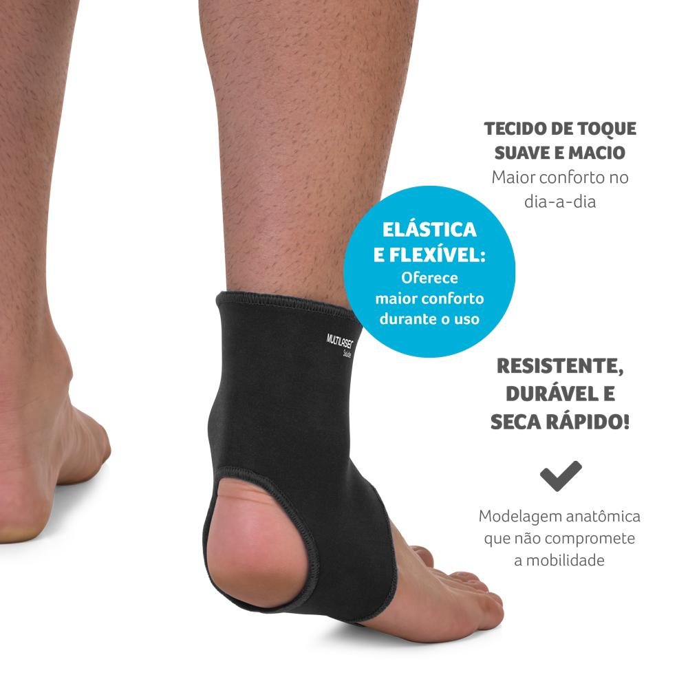 Tornozeleira Unissex Tamanho M Multi Saude - HC345