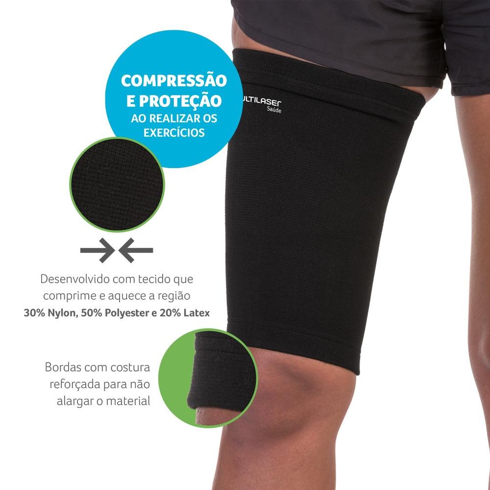 Coxal Unissex Tamanho P Multi Saude - HC340